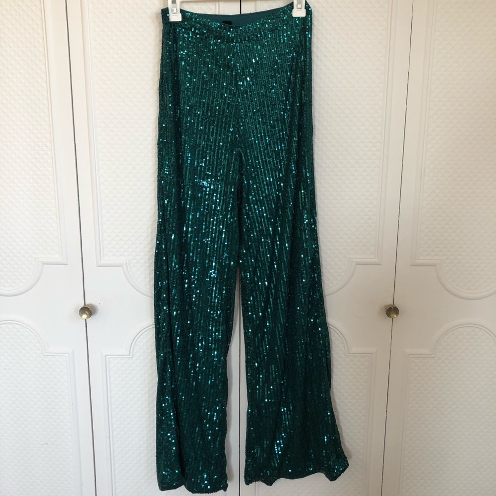 BNWOT Sequin Palazzo Pants